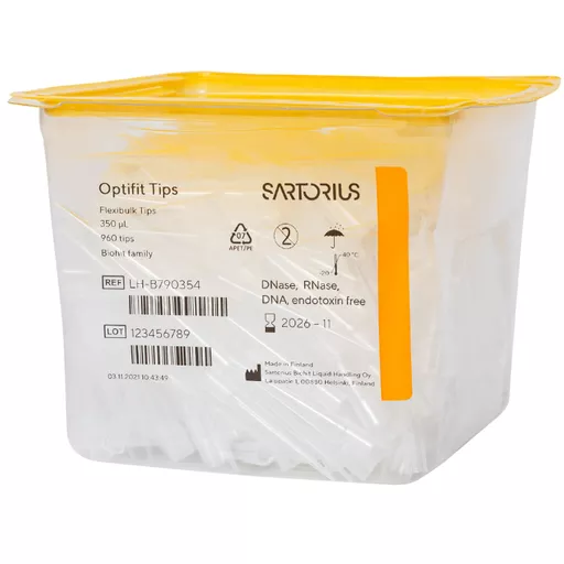 Pipette Tips 0.5–350µl Natural Non-Sterile Bulk PK960