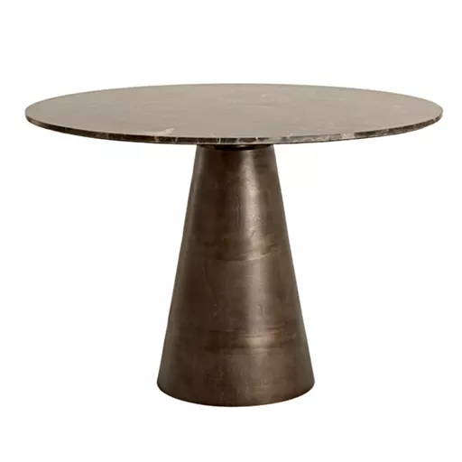 Dining Table, Niva, Dark Brown Marble