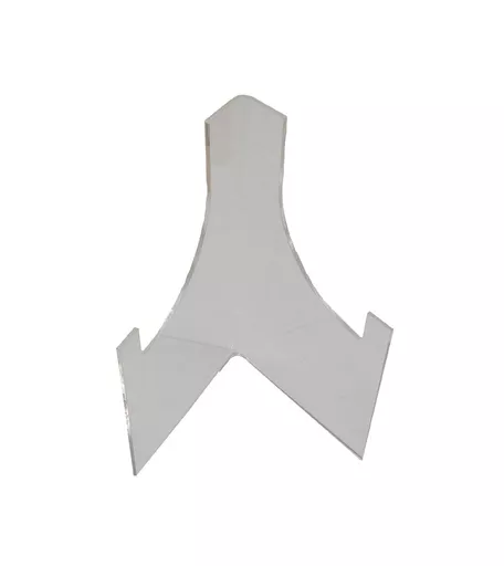 Clear Acrylic Plate Display Stand - 15cm
