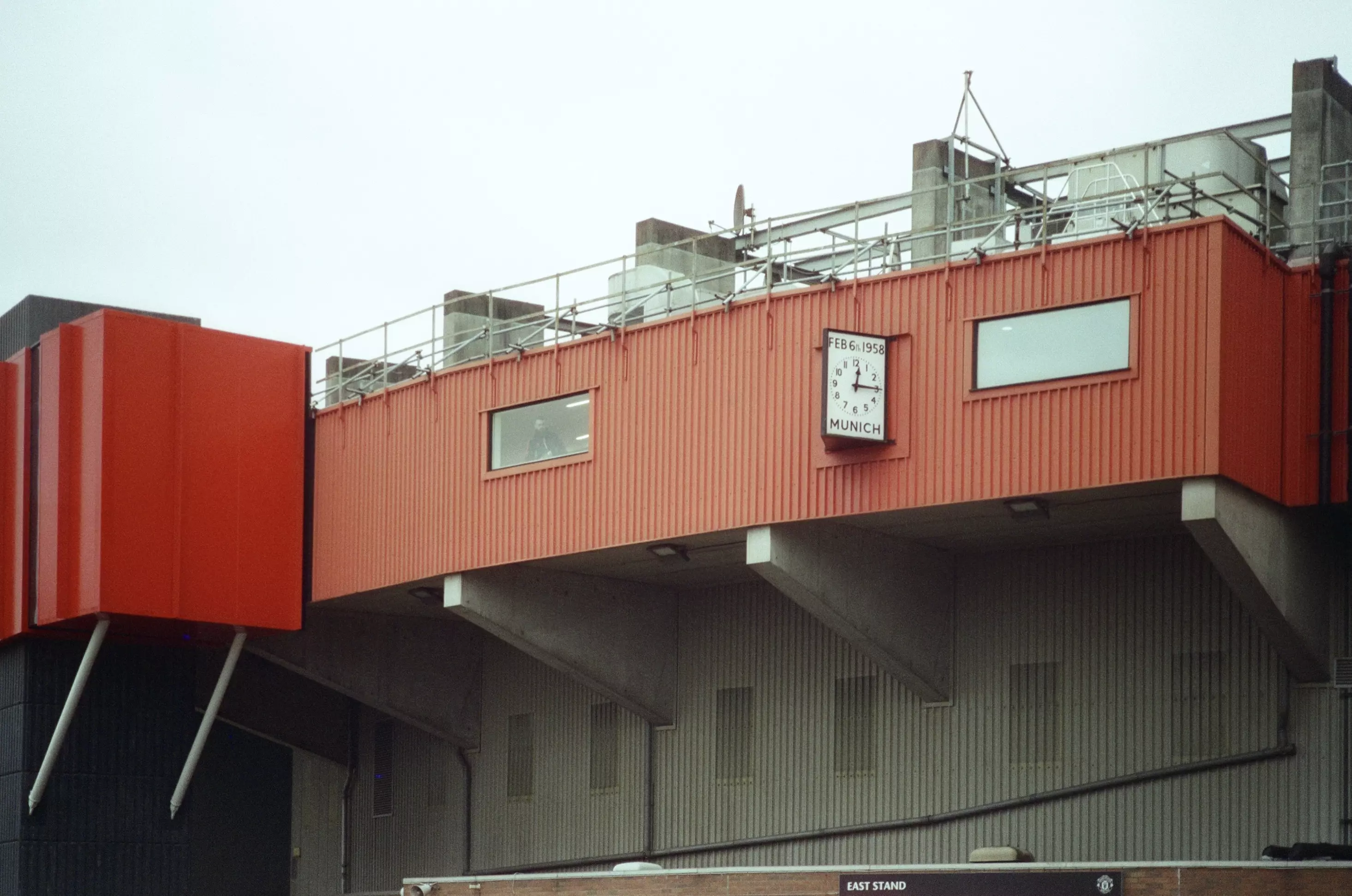 Old Trafford stadium exterior shot