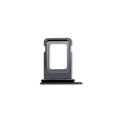 Single Sim Card Tray (Black) (CERTIFIED) - For iPhone 12 Pro / Pro Max