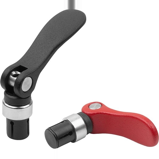 K1500 - Cam Levers With Mandrel Collet Aluminium Handle & Steel Parts