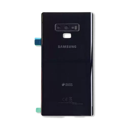 Back Cover w/ Camera Lens (Service Pack) (Midnight Black) - Galaxy Note 9 (N960) DUOS