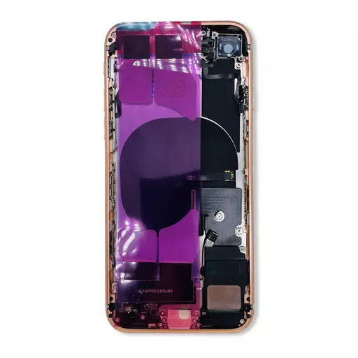 Back Housing With Internal Parts (RECLAIMED) (Grade B) (Gold) (No CE Mark) - For iPhone 8