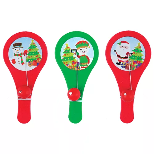 Christmas Paddle Ball - Pack of 96