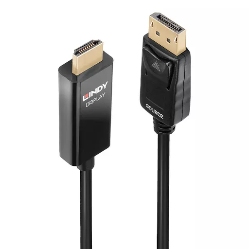 Lindy 2m Active DisplayPort to HDMI Cable with HDR