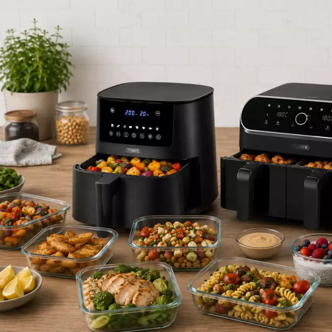 Tower air fryer range for meal prep