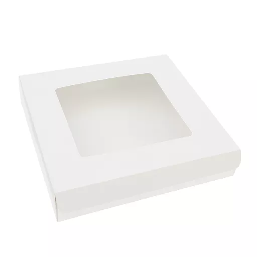 9 x 9 x 2 Tart Box White