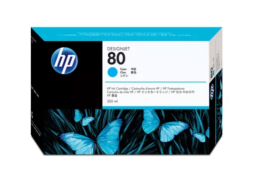 HP C4846A/80 Ink cartridge cyan high-capacity, 4.4K pages 350ml for C.Itoh VP 2020/HP DesignJet 1050 C