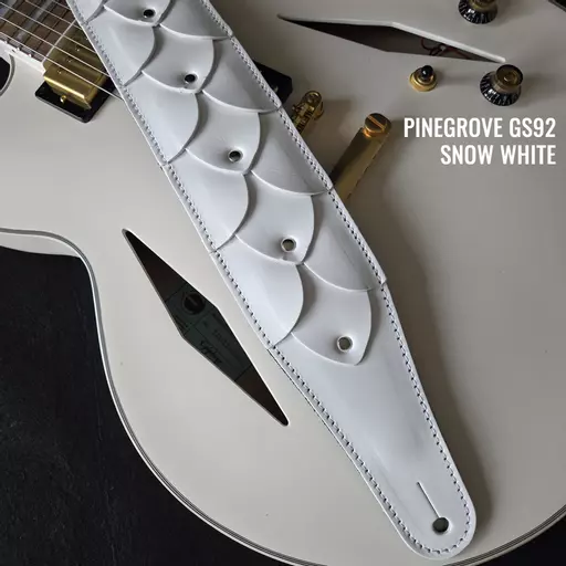 GS92 DragonSkin Guitar Strap - single colour