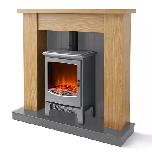 Cambridge 1.85KW Stove Fireplace Suite