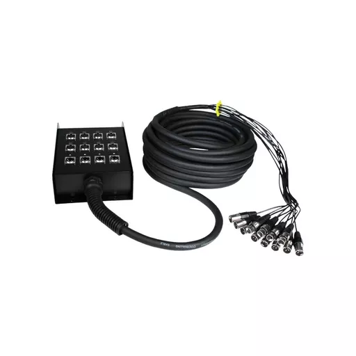 W Audio XLR Multicore Stage Box 8/4 15m