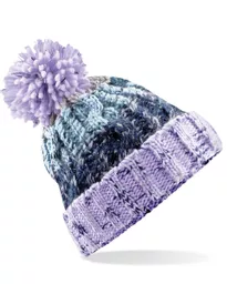 Corkscrew Pom Pom Beanie