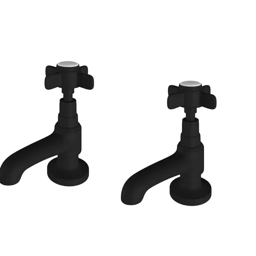 Haymarket Bath Taps - Matt Black
