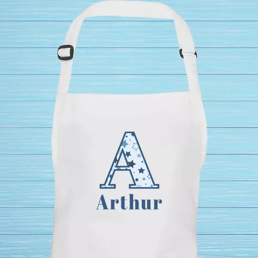 Personalised Adult Star Design Apron