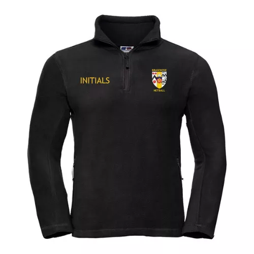Brasenose College Netball Club Quarter Zip Fleece