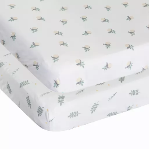 Next2Me Bamboo Forever Cot Set 2 Pieces - Greenery