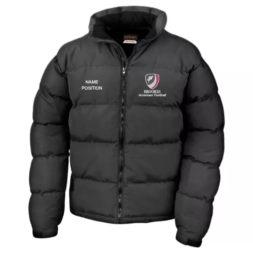 Oxford Brookes University American Football Committee Generic Puffa