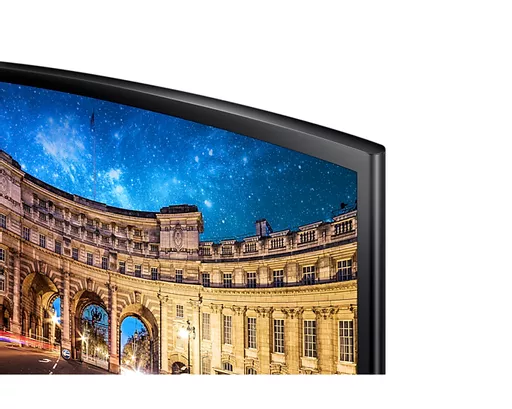 Samsung C27F390 68.6 cm (27") 1920 x 1080 pixels Full HD LED Black