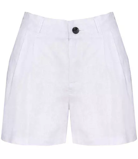 Spasso Ladies Linen Bermuda Shorts