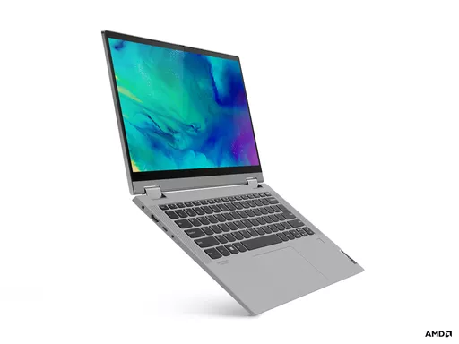 Lenovo IdeaPad Flex 5 14ALC05 AMD Ryzen™ 7 5700U Hybrid (2-in-1) 35.6 cm (14") Touchscreen Full HD 8 GB DDR4-SDRAM 512 GB SSD Wi-Fi 6 (802.11ax) Windows 10 Home in S mode UK English Grey, Platinum