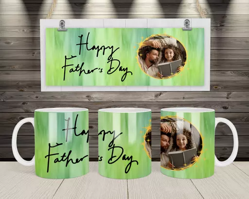 Personalised 'Happy Father's Day' Mug - Upload Photo