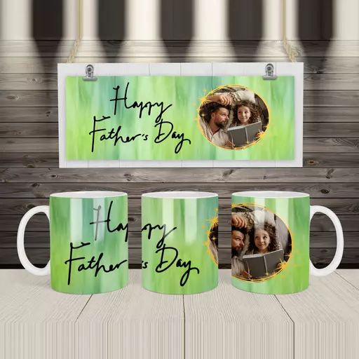 Personalised 'Happy Father's Day' Mug - Upload Photo
