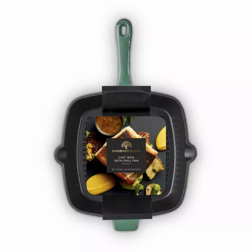 26cm Cast Iron Grill Pan