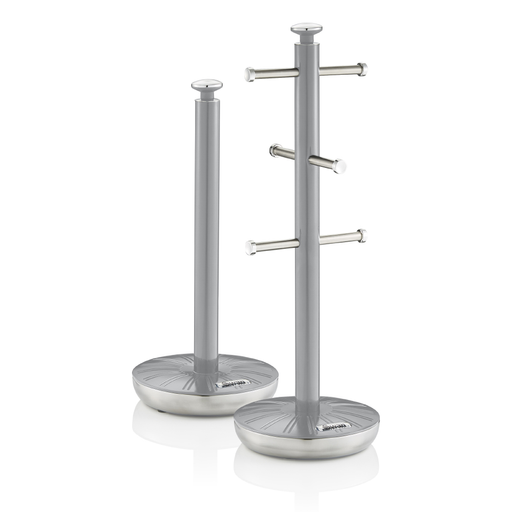 Swan Grey Retro Towel Pole And Mug Set