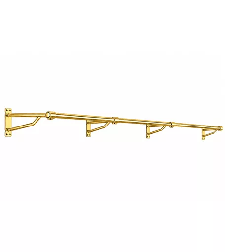 Wall Mounted Rail Set – 3000mm Gold Hanging Rail