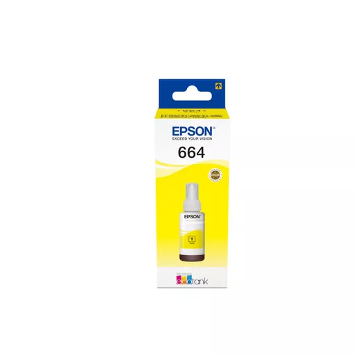 Epson C13T664440/664 Ink bottle yellow, 6.5K pages 70ml for Epson L 300/655