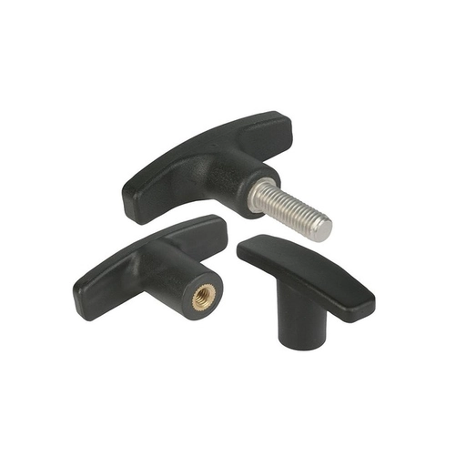 K0180 - T-Knobs In Thermoplastic Thread Size M5-M12