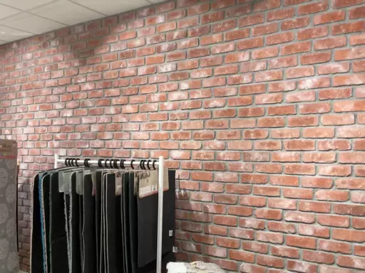 Brick Wirecut Red Whitewashed
