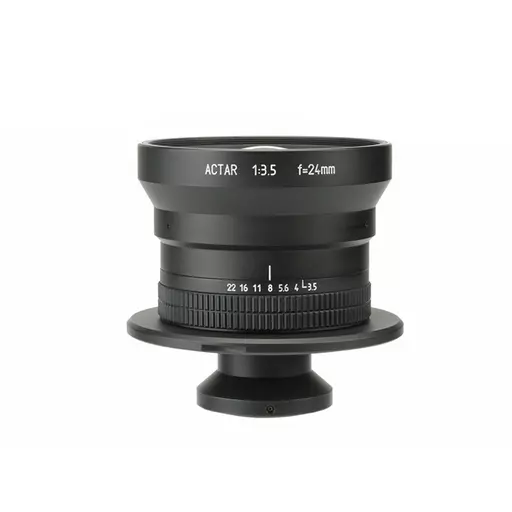 Cambo Lensplate with Cambo 24mm WA Lens (black finish)