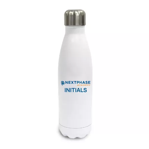 Next Phase Academy Steel Screw Top Water Bottle