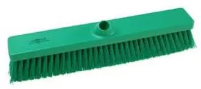 18' GREEN STIFF ABBEY HYGIENE BROOM HEAD
