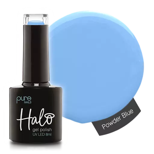 Halo Gel Polish Powder Blue 8ml