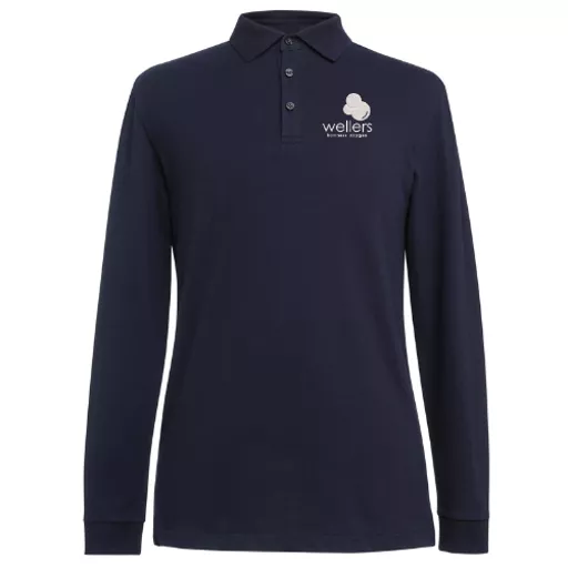 Wellers_MensFrederickLongSleevePolo_Navy_Front.png