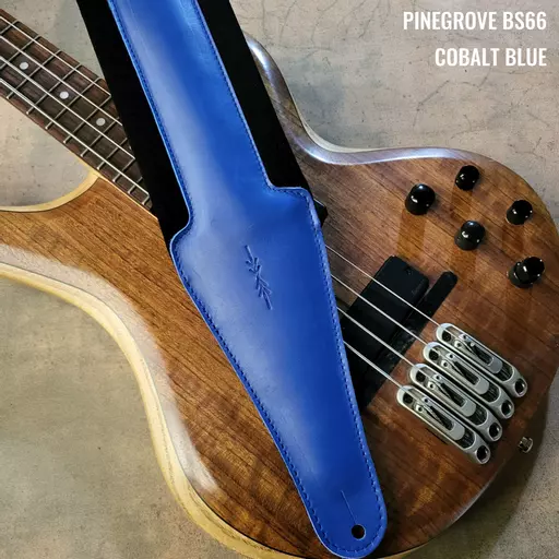 BS66 Deluxe Bass Guitar Strap - Smooth Leather