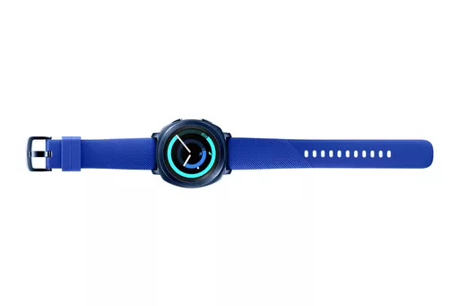 Samsung Gear Sport 3.05 cm (1.2") OLED 42 mm Digital 360 x 360 pixels Touchscreen Blue Wi-Fi GPS (satellite)