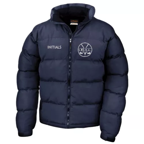 DISCOUNTED Oxford Brookes University Golf Club Puffa Jackets