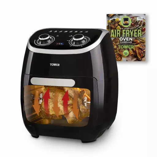 Xpress 5-in-1 Manual Air Fryer Oven & Recipe Book