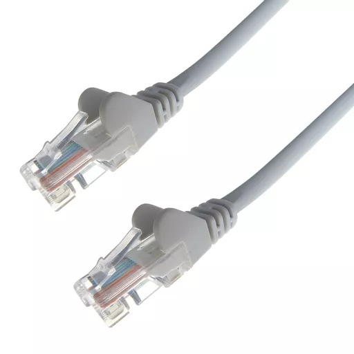 connektgear 25m RJ45 CAT5e UTP Stranded Flush Moulded Network Cable - 24AWG - Grey