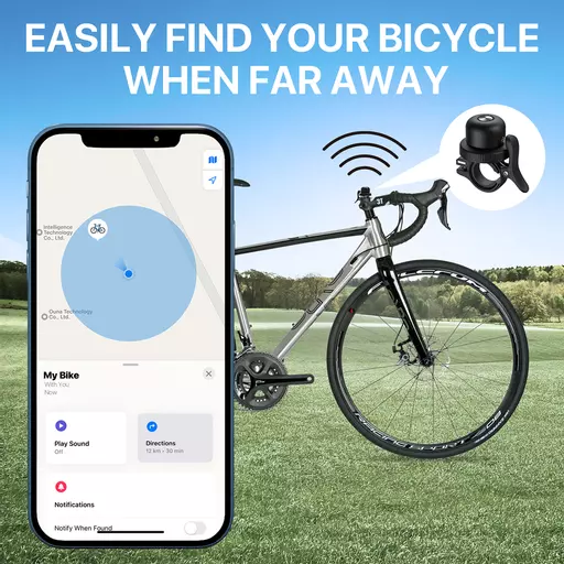 MiLi MiBell MFI Apple Approved Find My Item Finder Bicycle E