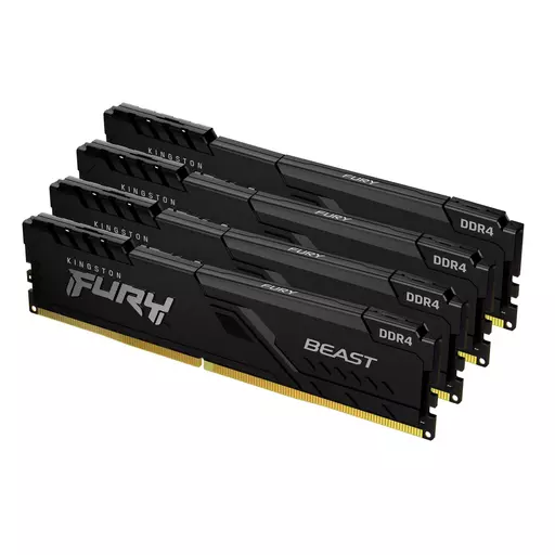 Kingston Technology FURY Beast memory module 128 GB 4 x 32 GB DDR4 3600 MHz