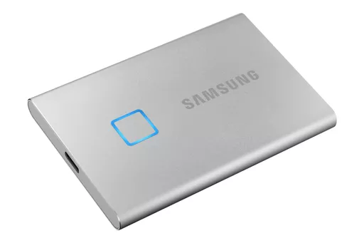 Samsung Portable SSD T7 Touch 500GB - Silver