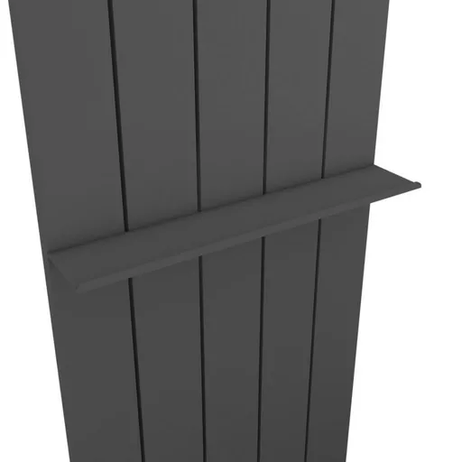 Flat Towel Shelf 470mm Charlton/Rosano Matt Anthracite