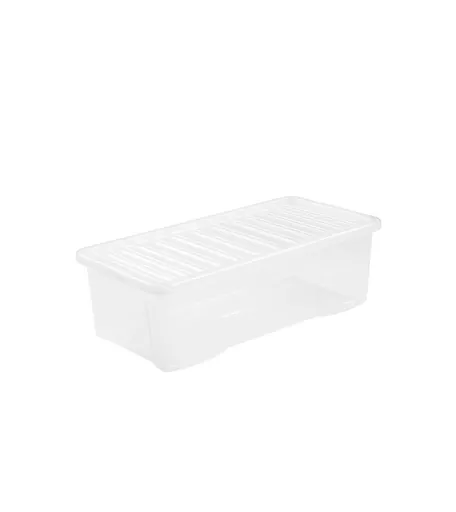 62L Clear Storage Container with Lid