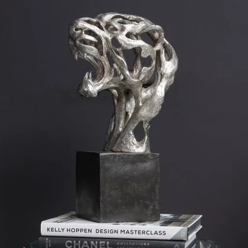 Addo Abstract Tiger Head Sculpture