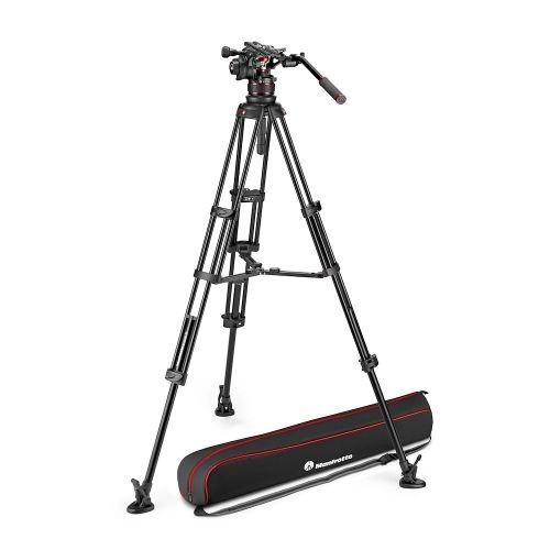 Nitrotech 612 Video Head, Alu Twin Leg Tripod MS